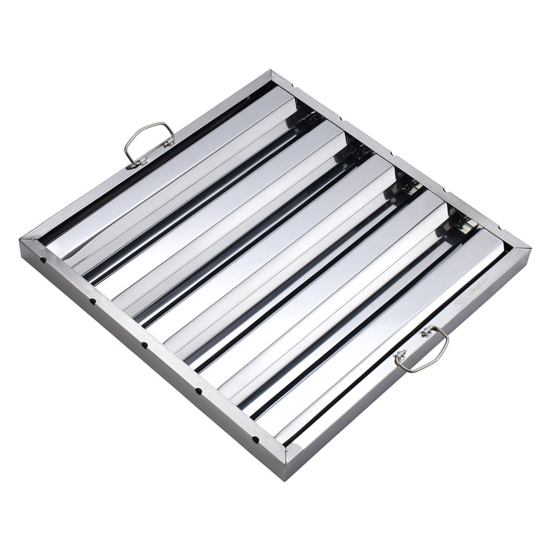 Winco HFS-2020 20 Inch Exhaust Hood Filter Stainless Steel with Grease Filtration