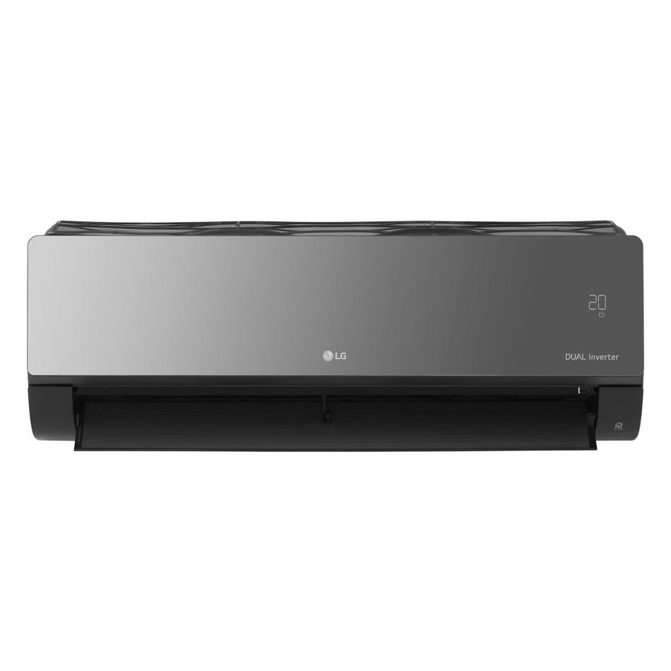LG - LAN180HSV5 - 18,000 BTU Inverter Single Zone Heat Pump Mini Split Art Cool Mirror Indoor Unit
