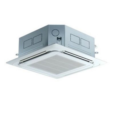LG - LCN128HV4 - 12,000 BTU Ductless Single Zone Inverter Heat Pump Ceiling Cassette Indoor Unit