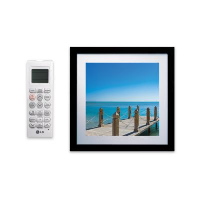 LG - LMAN097HVP - 9,000 BTU Art Cool Gallery Framed Wall Mount Mini-Split Heat Pump Indoor Unit