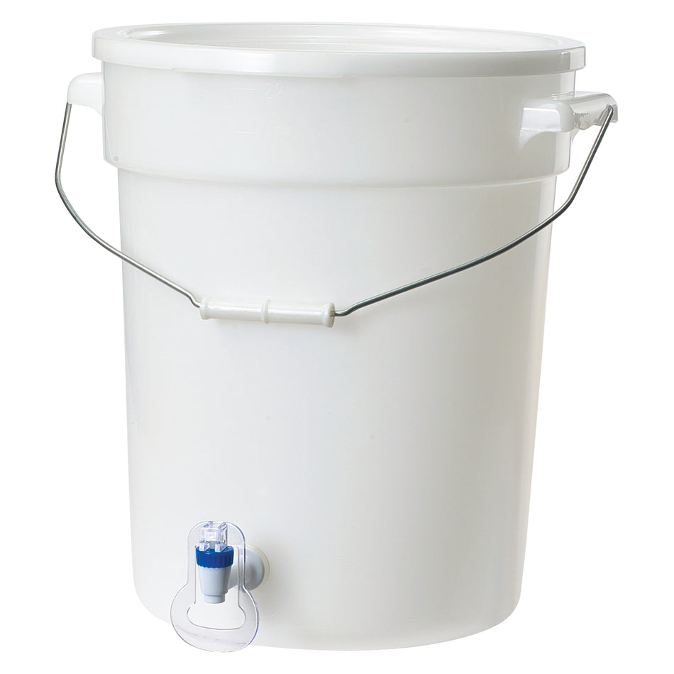 Winco PBDW-22 White Beverage Dispenser