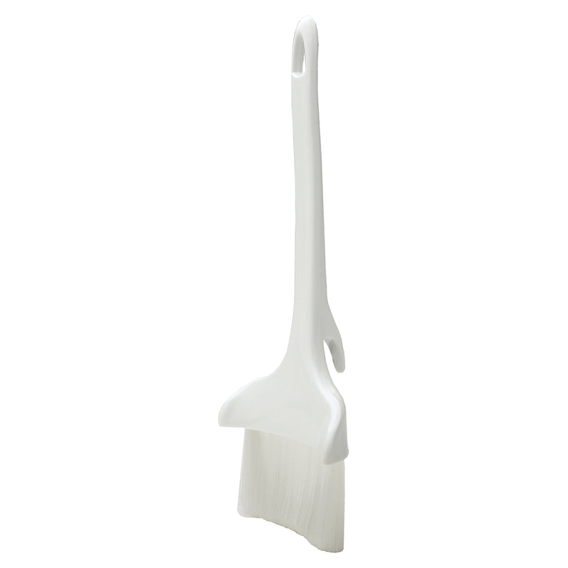 Winco NB-30HK 3 Inch Pastry Brush Concave Hook Nylon Bristles Plastic Handle White