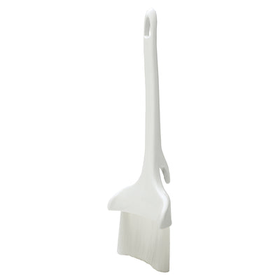 Winco NB-30HK 3 Inch Pastry Brush Concave Hook Nylon Bristles Plastic Handle White