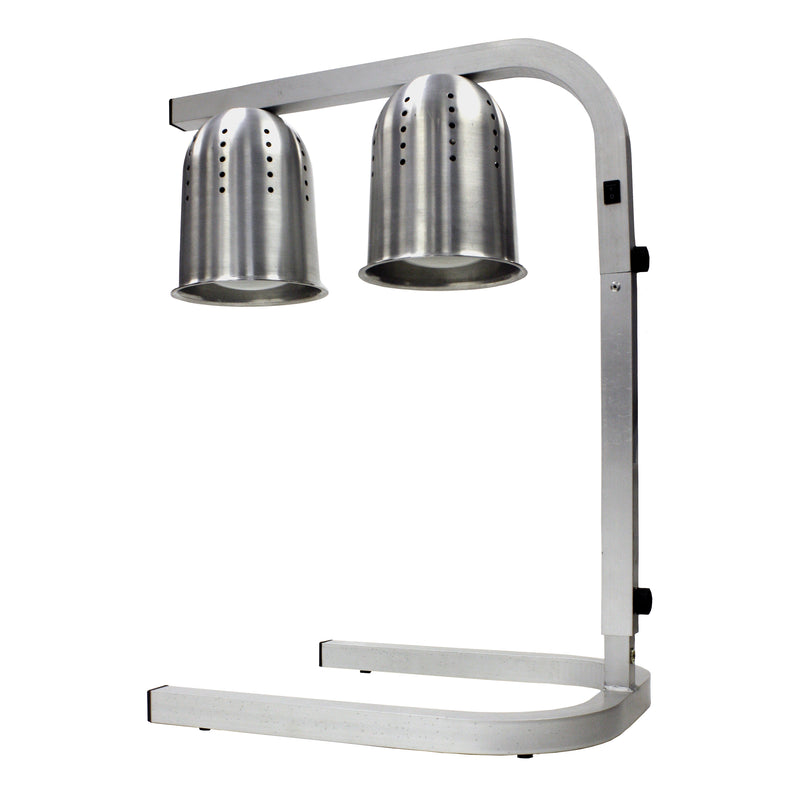 Winco EHL-2 19-1/2 Inch Electric Heat Lamp with Shatter Resistant Bulbs
