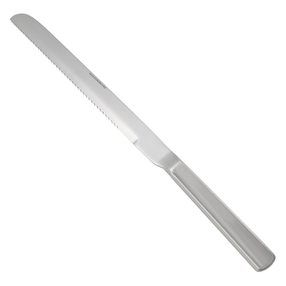 Winco BW-DK9 9 Inch Blade 9 Inch Knife Stainless Steel with Wavy Edge