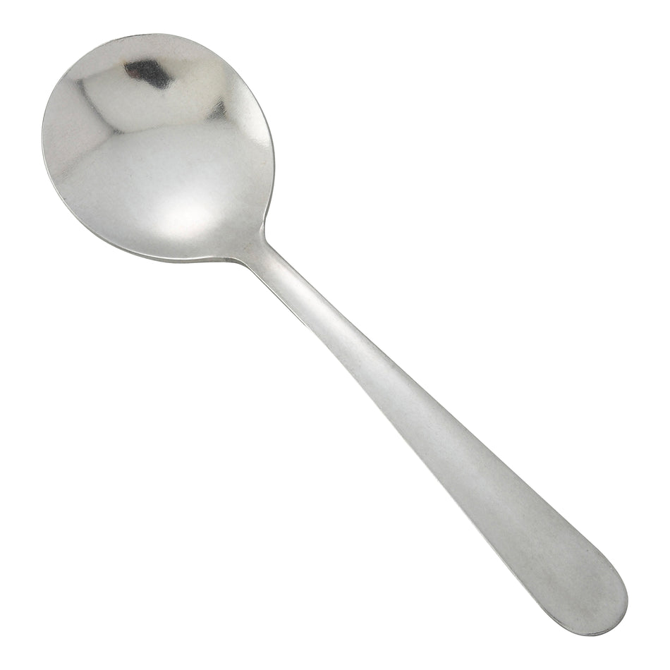 12 pack Winco 0012-04 Windsor Bouillon Spoon, 18/0 Heavyweight