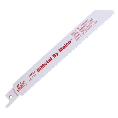 Malco® Reciprocating Saw Blade 14 " 14 TPI Bi-Metal for Metal 5 Pack 4TF14