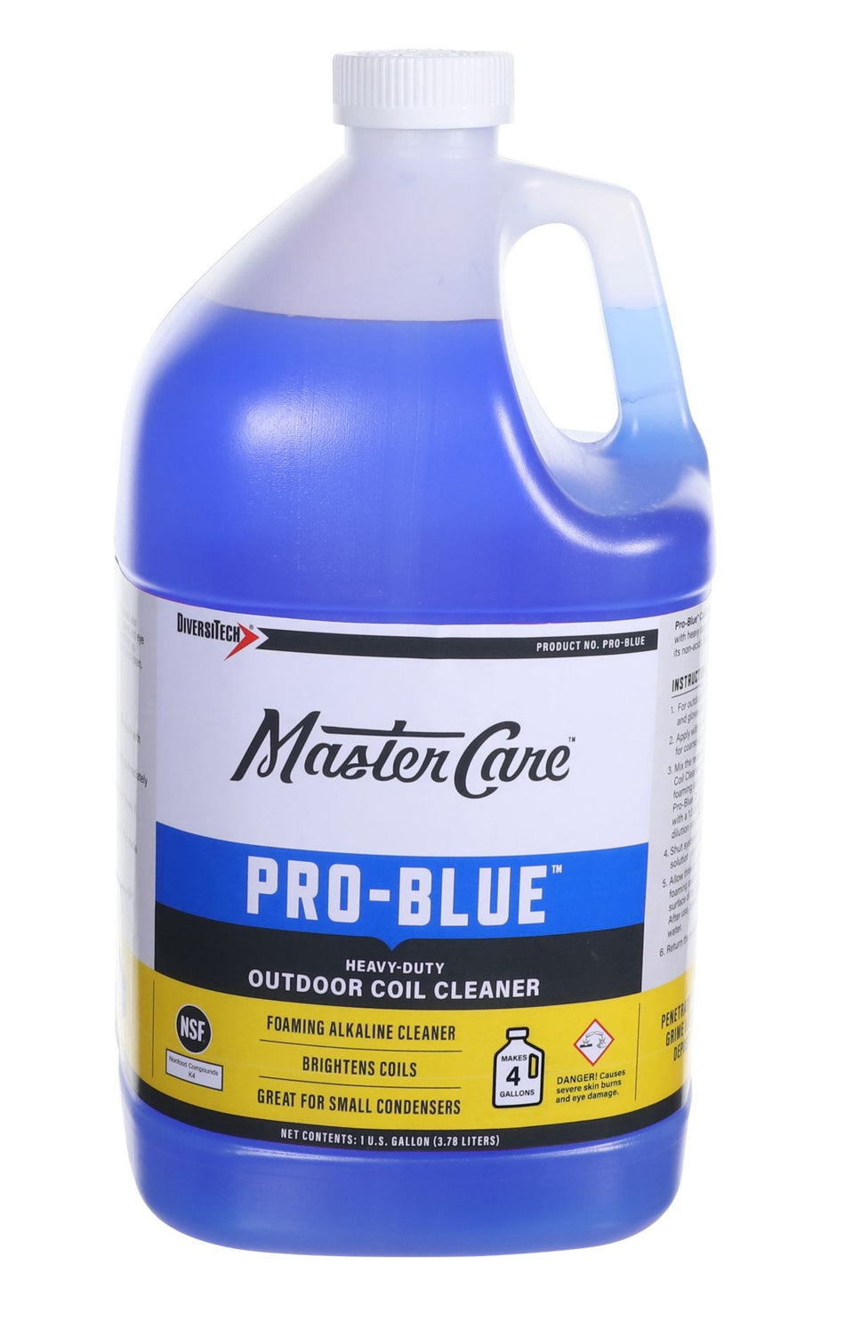 MasterCare PRO-BLUE, Pro-Blue Foaming Concentrate (Non-Acid) Coil Cleaner - 1 Gallon Container