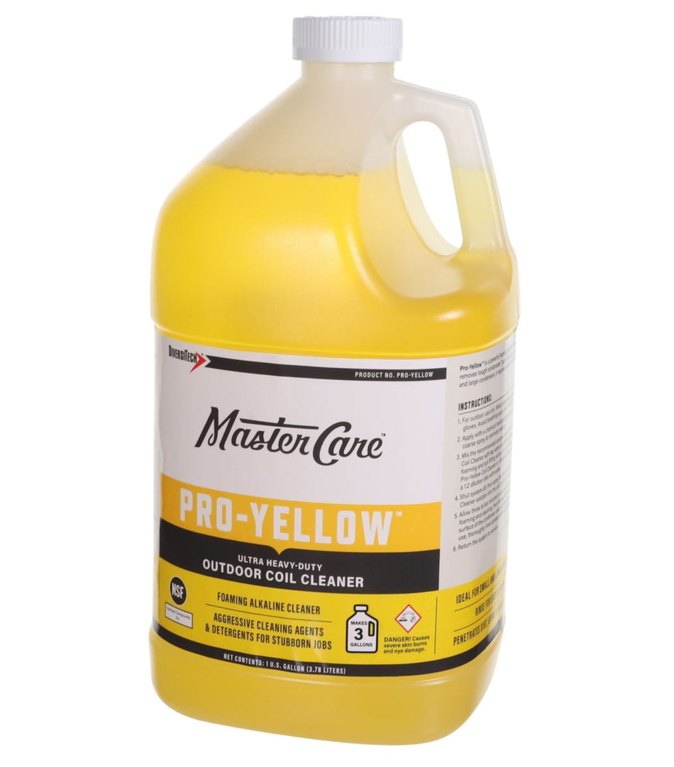 MasterCare PRO-YELLOW, (Non-Toxic) Outdoor Coil Cleaner 1 Gallon Container
