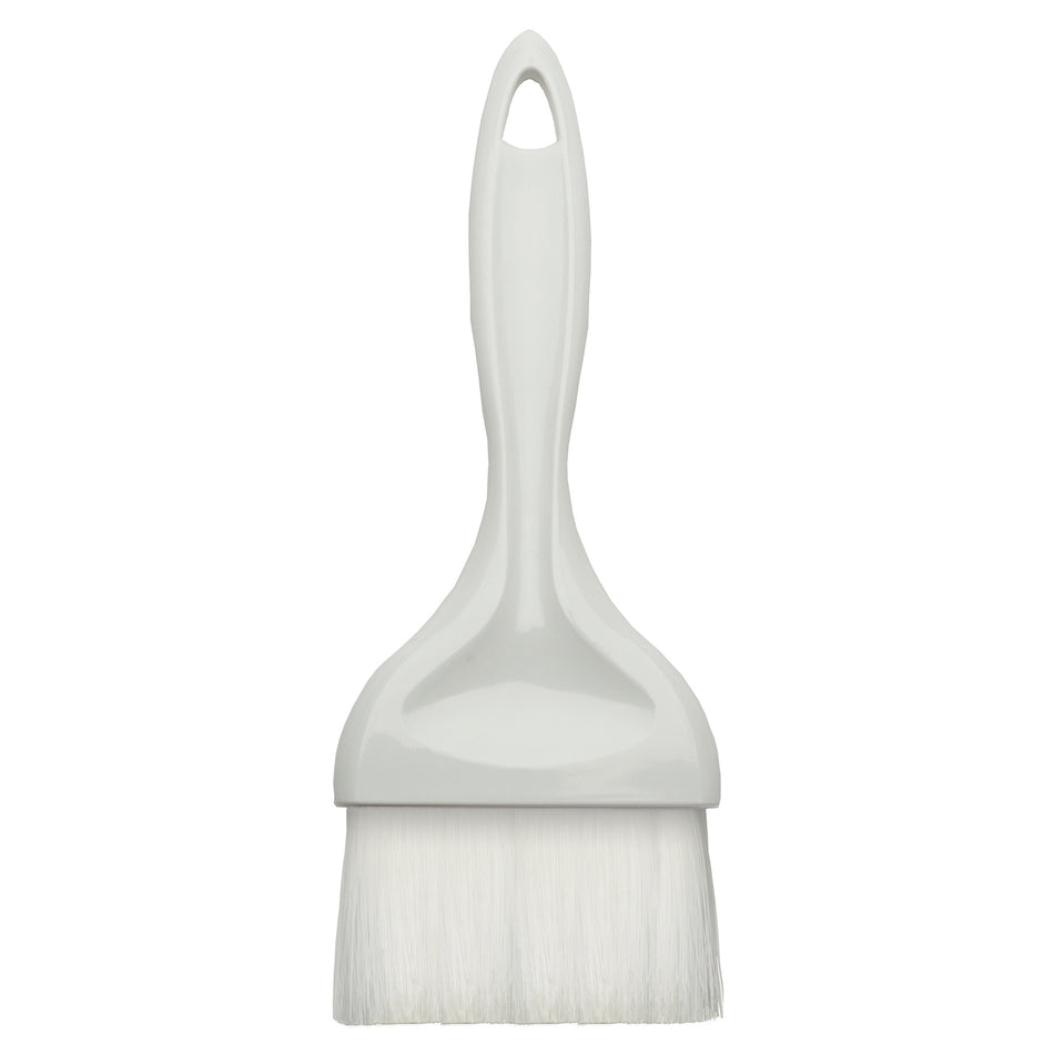 Winco NB-30 3 Inch Plastic Handle Nylon Bristles Pastry Brush White