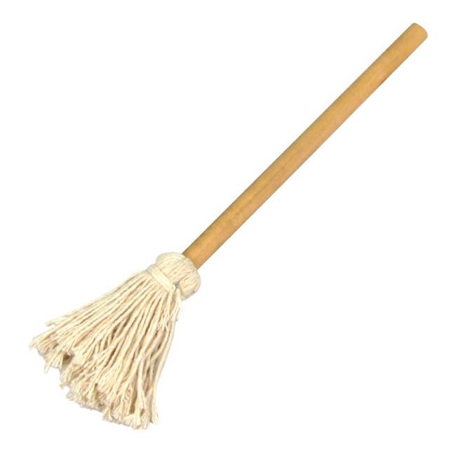 Winco OM-13 13 Inch Oil Mop Basting Brush with Wooden Handle