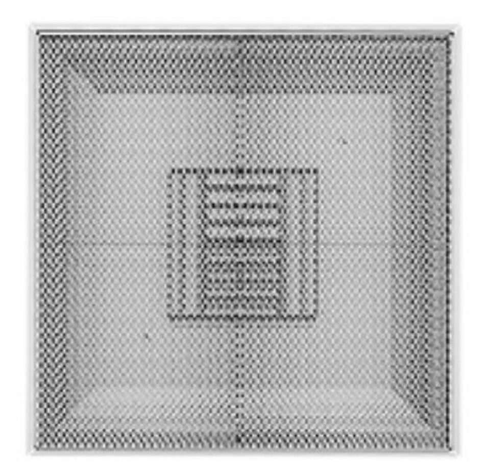 METALAIRE UA-7600R6082401, 24x24 Perforated T-Bar Lay-In Return Air Diffuser, White Steel Ceiling Air Vent