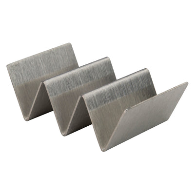 Winco TCHS-23MN 3-1/2 Inch Mini Taco Holder Stainless Steel Brushed Finish