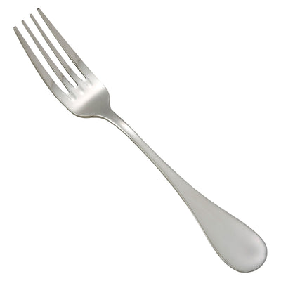 Winco 0037-05 Venice Dinner Fork 12 Pack - 18/8 Stainless Steel Extra Heavy Weight Fine Dining
