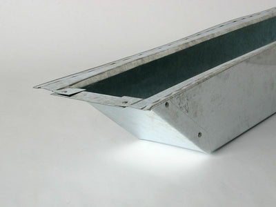 Miami Tech LC45A-10, 4 in x 5 in x 4 in. 10 ft Line Cover, Gray, Silver
