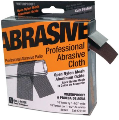 Mill-Rose Abrasive Cloth 1 1/2" x 10 Yds. Aluminum Oxide Mesh 70100