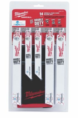 Milwaukee® Blade Assorted" 10 - 18 TPI Bi-Metal 49-22-1131