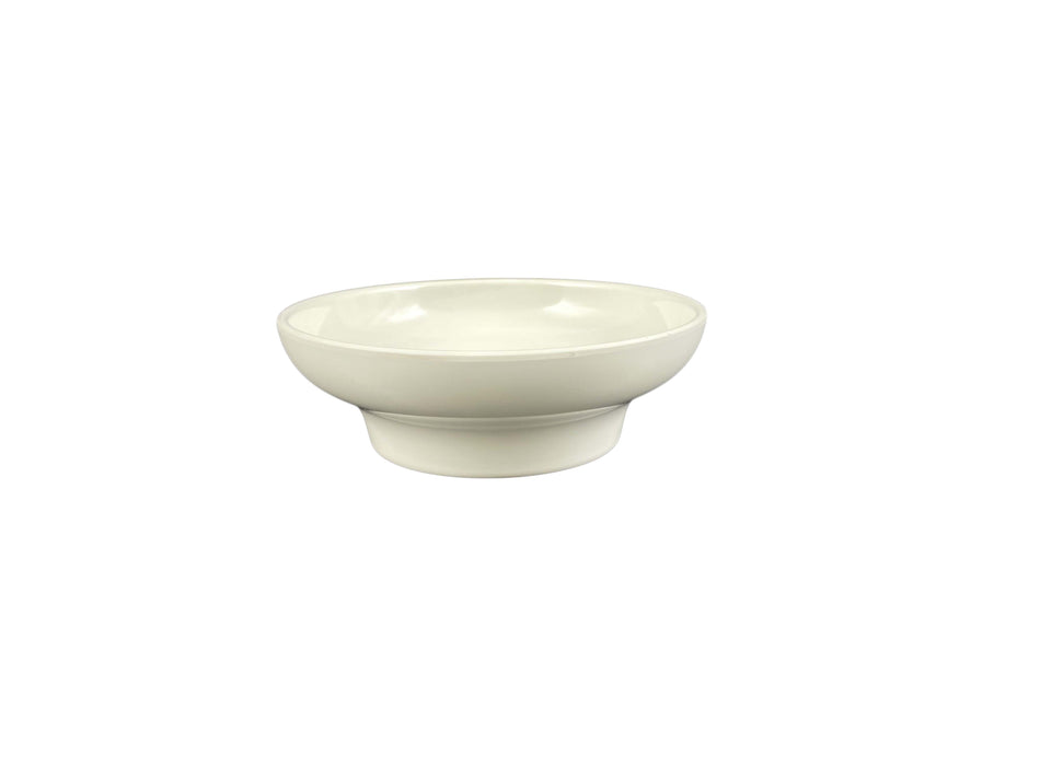 12 Pack 8 oz, 4-3/4" Diameter x 1-1/2" Height, Salsa Dish, Bone Color, Melamine, BPA Free, Dishwasher Safe, Break-Resistant, Shatter-Resistant, No Microwave, No Oven, NSF