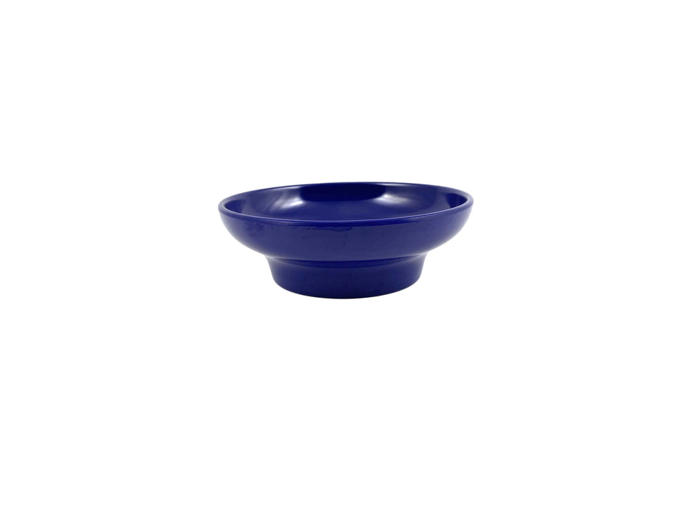 12 Pack 8 oz, 4-3/4" Diameter x 1-1/2" Height, Salsa Dish, Cobalt Blue Color, Melamine, BPA Free, Dishwasher Safe, Break-Resistant, Shatter-Resistant, No Microwave, No Oven, NSF