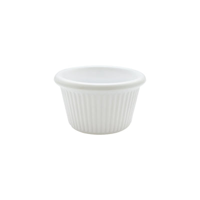 Thunder Group ML507W1R 2-1/2 Inch Round Ramekin 1-1/2 Oz BPA Free Melamine White