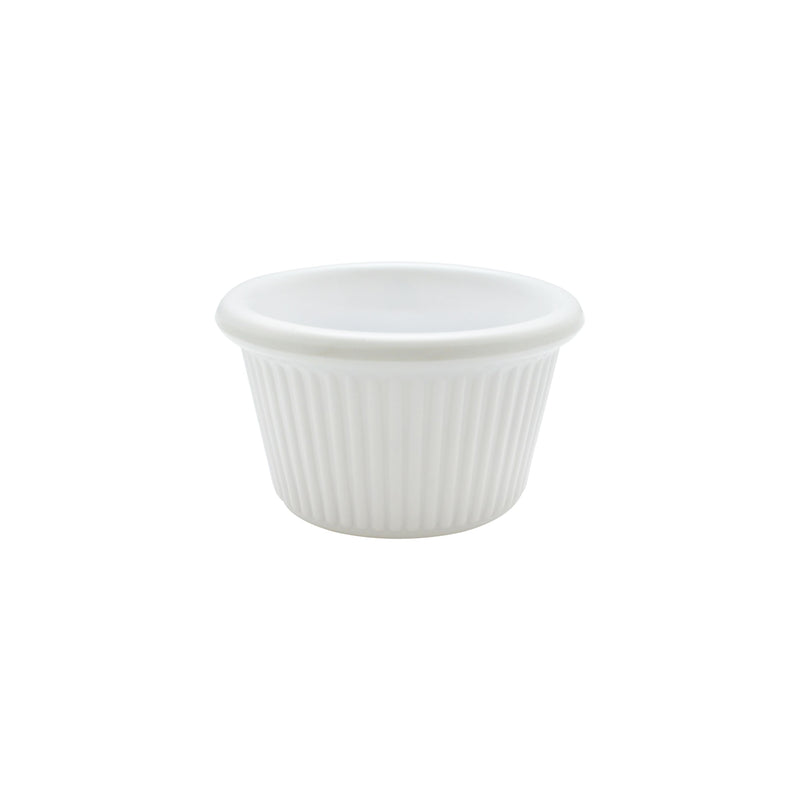 Thunder Group ML507W1R 2-1/2 Inch Round Ramekin 1-1/2 Oz BPA Free Melamine White