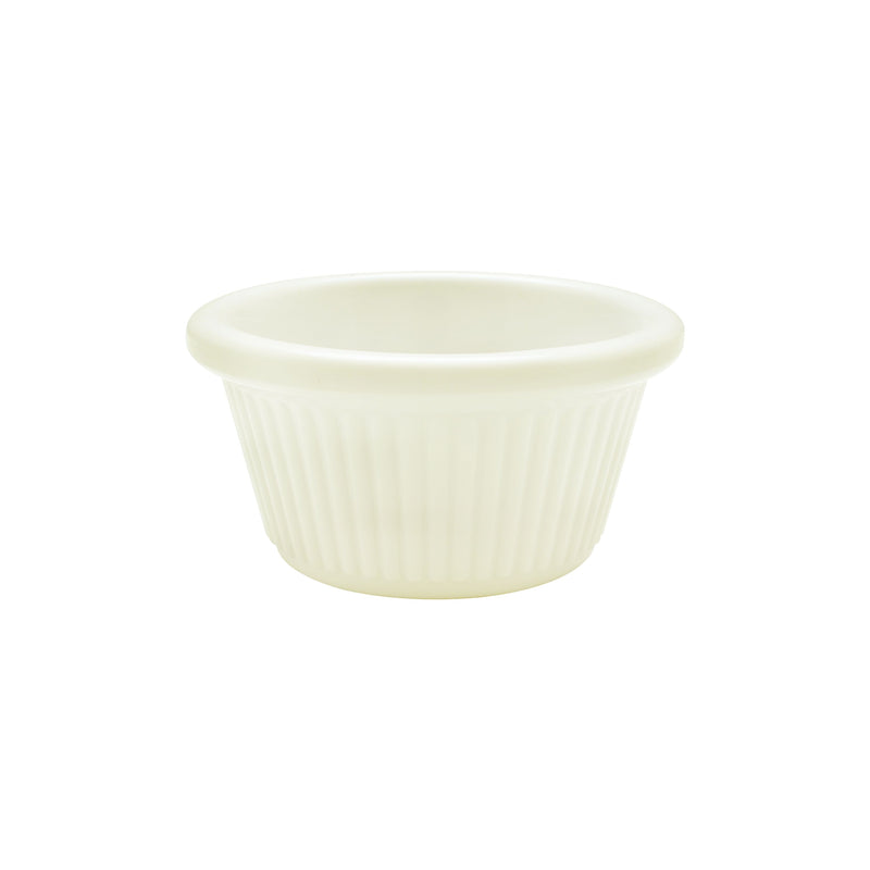 Thunder Group ML509B1R 2 Oz Ramekin Break-Resistant Fluted Melamine Bone