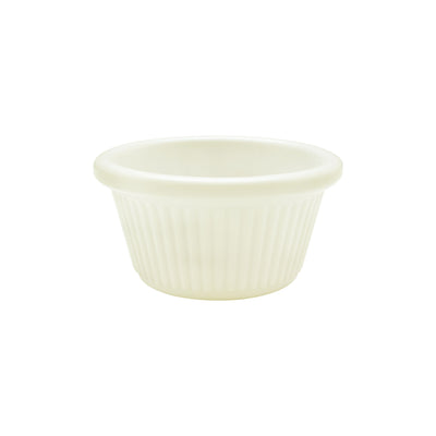 Thunder Group ML509B1R 2 Oz Ramekin Break-Resistant Fluted Melamine Bone