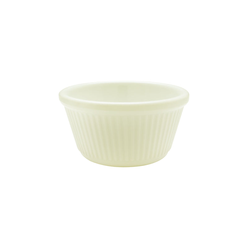 Thunder Group ML532B1R 4 Oz Ramekin Round Fluted Break-Resistant Melamine Bone
