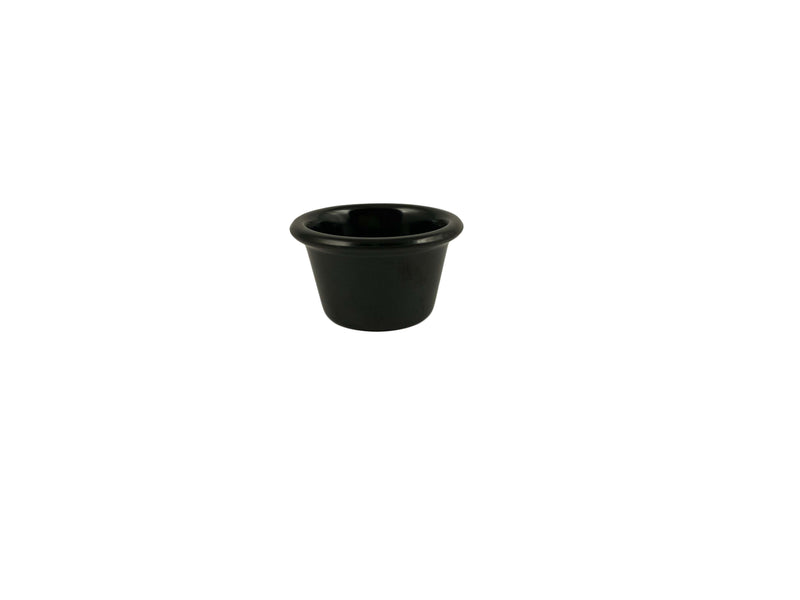 Thunder Group ML535BL1 1-3/4 Oz Ramekin Black Melamine Round Dishwasher Safe