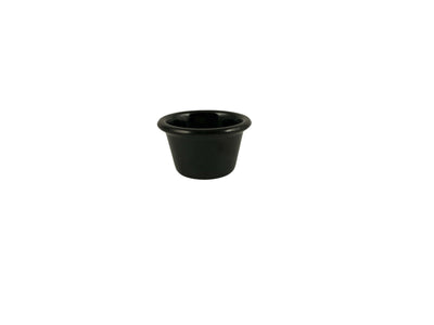 Thunder Group ML535BL1 1-3/4 Oz Ramekin Black Melamine Round Dishwasher Safe