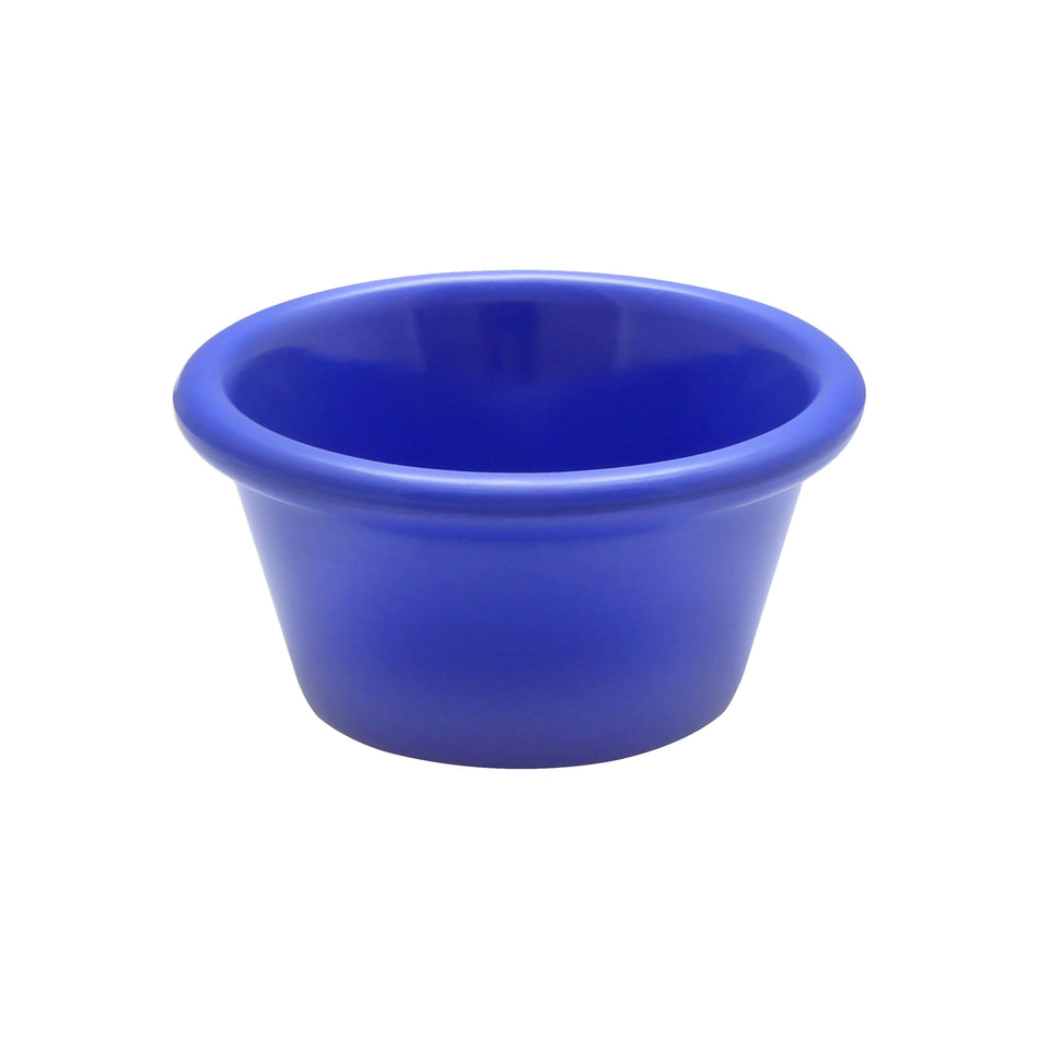 12 Pack 2-1/2 oz, 2-7/8" Diameter x 1-3/8" Height, Smooth Ramekin, Purple Color, Melamine, BPA Free, Dishwasher Safe, Break-Resistant, Shatter-Resistant, No Microwave, No Oven, NSF