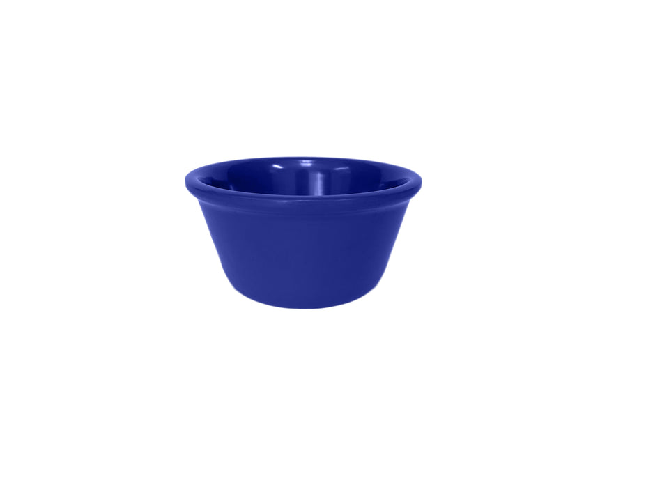 12 Pack 4 oz, 3-3/8" Diameter x 1-5/8" Height, Smooth Ramekin, Purple Color, Melamine, BPA Free, Dishwasher Safe, Break-Resistant, Shatter-Resistant, No Microwave, No Oven, NSF