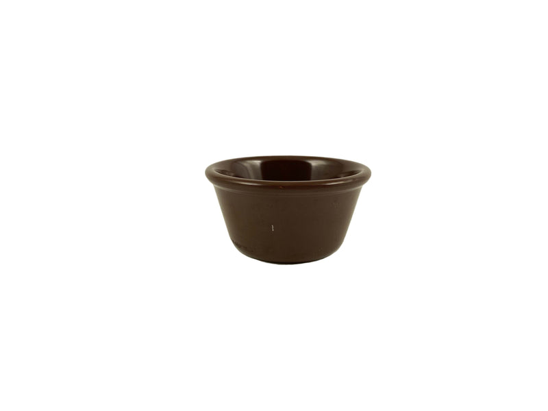 Thunder Group ML538C1 4 Oz Ramekin Brown Melamine Round Dishwasher Safe