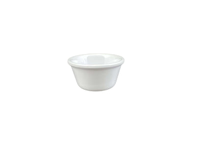 Thunder Group ML538W1 4 Oz Ramekin White Smooth Break-Resistant Melamine
