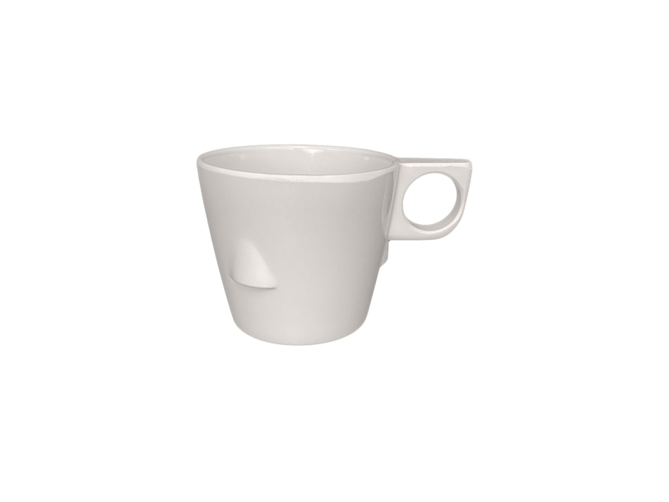 12 Pack 7 oz , 3-1/4" Diameter x 2-3/4" Height, Stacking Cup, Ivory Color, Melamine, BPA Free, Dishwasher Safe, Break-Resistant, Shatter-Resistant, No Microwave, No Oven, NS