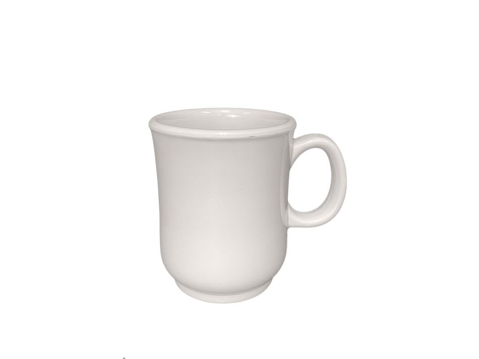 12 Pack 8 oz, 3" Diameter x 3-3/4" Height, Bulbous Mug, Ivory Color, Melamine, BPA Free, Dishwasher Safe, Break-Resistant, Shatter-Resistant, No Microwave, No Oven, NSF
