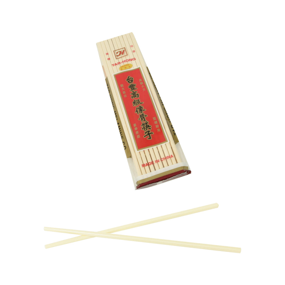 Melamine Chopsticks, White Color (1000 Pairs/Case), Melamine, BPA Free, Dishwasher Safe, Break-Resistant, Shatter-Resistant, No Microwave, No Oven, NSF
