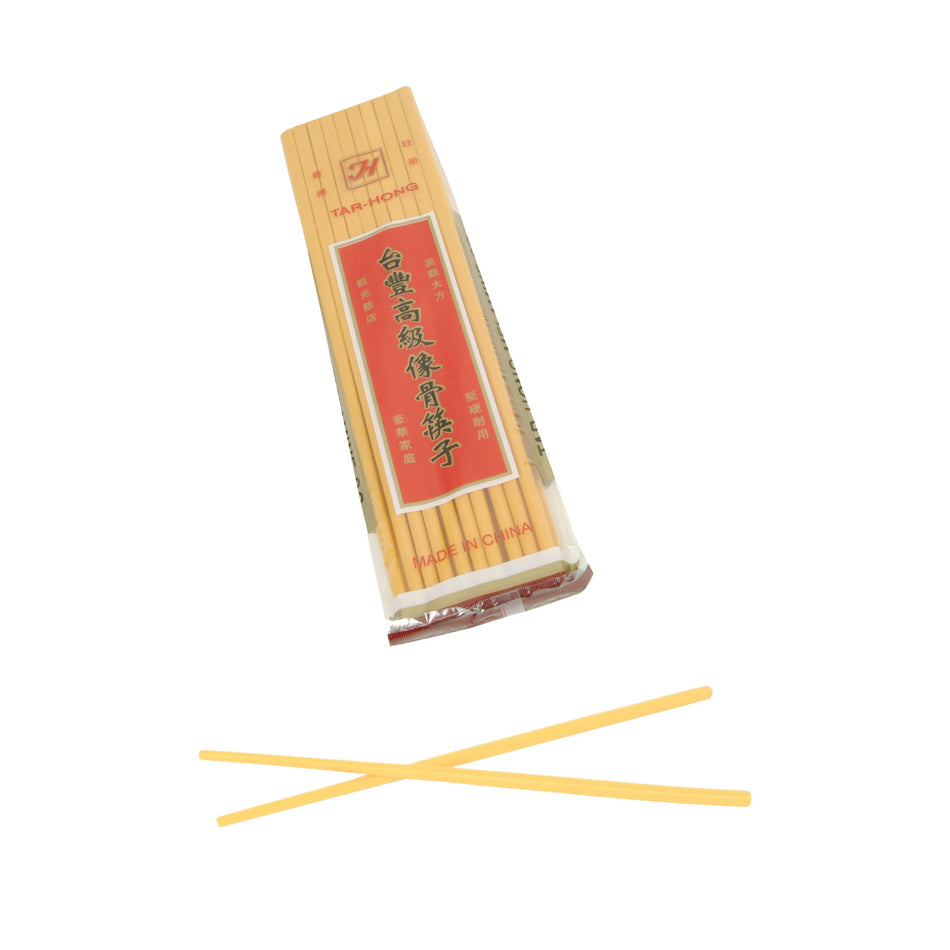 Melamine Chopsticks, Yellow Color (1000 Pairs/Case), Melamine, BPA Free, Dishwasher Safe, Break-Resistant, Shatter-Resistant, No Microwave, No Oven, NSF