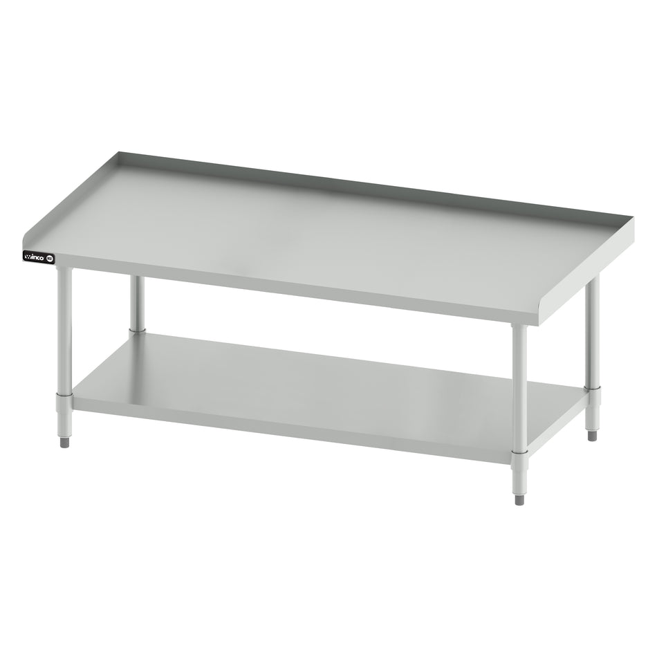 Winco ES-6030 60 Inch Stainless Steel Equipment Stand with Galvanized Base