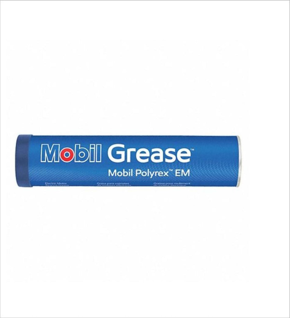 Mobil 5XB54, Blue Polyurea Electric Motor Bearing Grease, 13.7 oz, NLGI Grade: 2, Lubricant, 14.1 oz