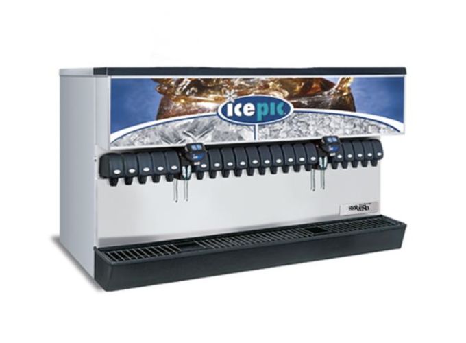 Servend - 2706231 - MDH-402, Sanitary Lever Countertop Ice and Beverage Dispenser
