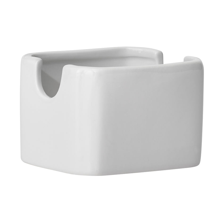 Winco ASD-3 Sugar Packet Holder, White Porcelain, 36 Pieces/Case