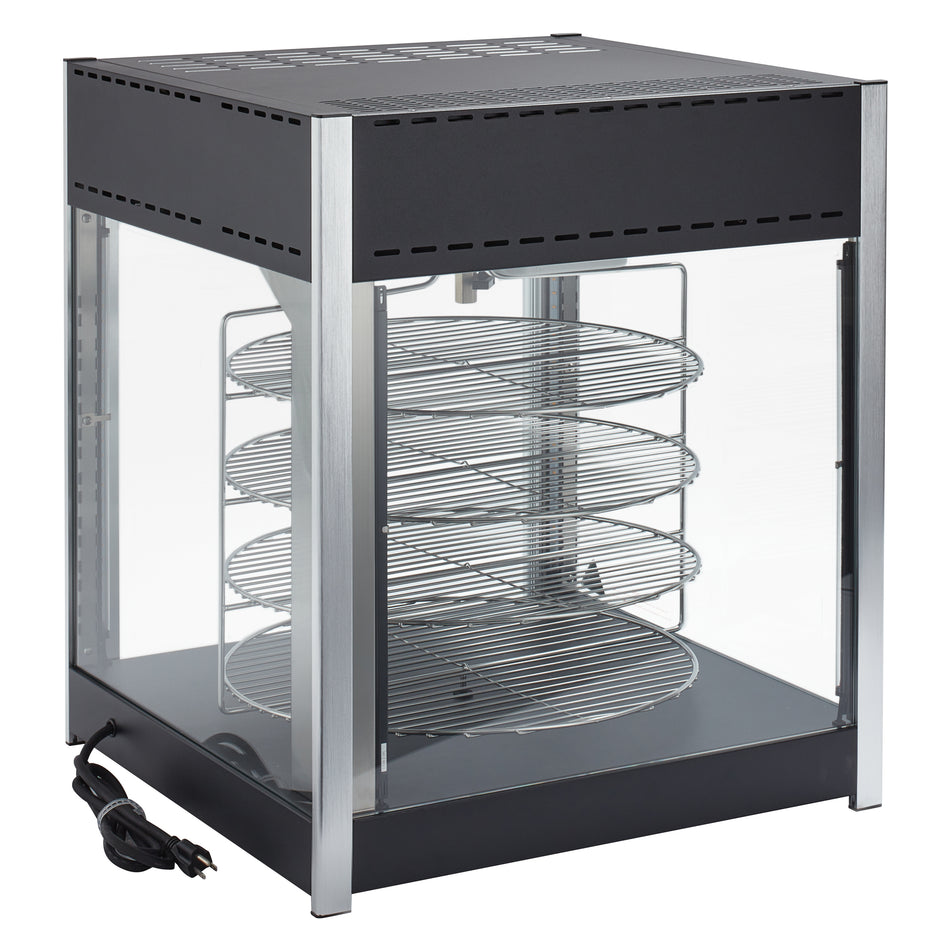 Winco EDM-1K 25-1/4 Inch Countertop Display Merchandiser Rotating with Stainless Steel