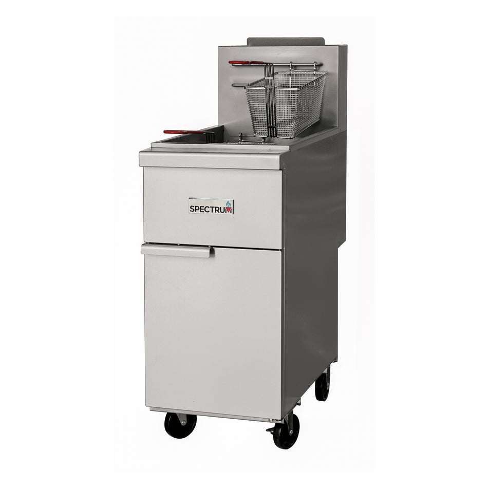Winco NGGF-40-NG Spectrum™ Fryer Floor Model Natural Gas