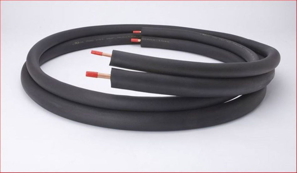 Streamline 40820500B6144C, 1/4 in x 1/2 in x 50 ft Mini Split Line Set, Insulated Copper Lines, 1/2 in Insulation on Both Lines, Sweat Connections