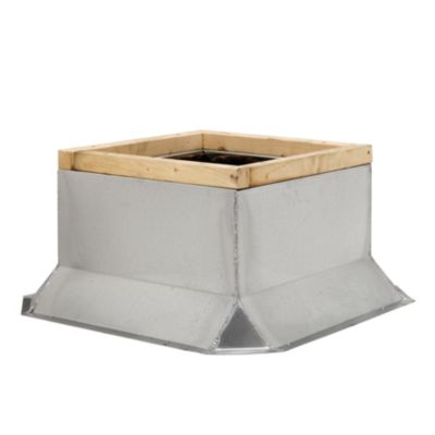 Fantech - 5ACC28FT - Fixed Curb 30" Sq Base Ventilator,12" H, 25.5" Sq, 28.5" Outer