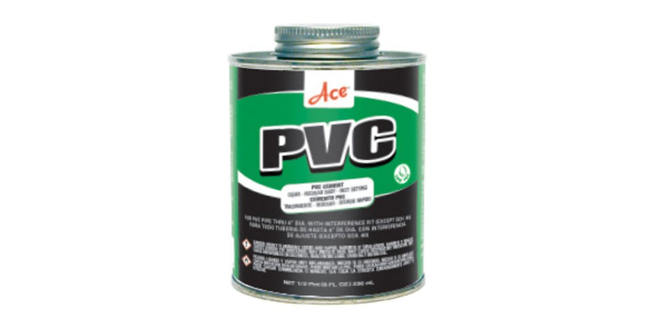 ACE PVC8, PVC Cement - Fast Dry, 8 oz