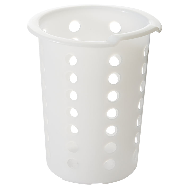 Winco FC-PL Flatware Cylinder Perforated Plastic 4-Inch Diameter Insert