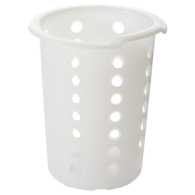 Winco FC-PL Flatware Cylinder Perforated Plastic 4-Inch Diameter Insert