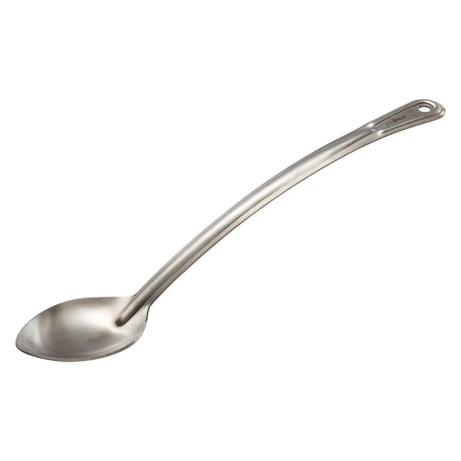 Winco SSCH-15S 15 Inch Long Solid Basting Spoon Heavy Duty 18/0 Stainless Steel